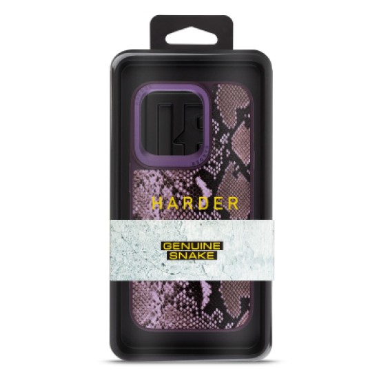 Чохол до мобільного телефона Harder Genuine Snake Apple iPhone 15 Pro Dark Purple (ARM76782) Чохол до мобільного телефона Harder Genuine Snake Apple iPhone 15 Pro Dark Purple (ARM76782)