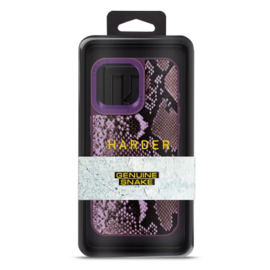 Чохол до мобільного телефона Harder Genuine Snake Apple iPhone 15 Pro Max Dark Purple (ARM76785) Чохол до мобільного телефона Harder Genuine Snake Apple iPhone 15 Pro Max Dark Purple (ARM76785)