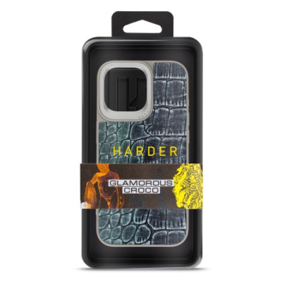 Чохол до мобільного телефона Harder Glamorous Croco Apple iPhone 15 Pro Max Grey Green (ARM76765) Чохол до мобільного телефона Harder Glamorous Croco Apple iPhone 15 Pro Max Grey Green (ARM76765)
