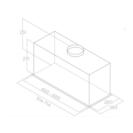 Вытяжка кухонная Elica CT23 GR/A/52 Вытяжка кухонная Elica CT23 GR/A/52