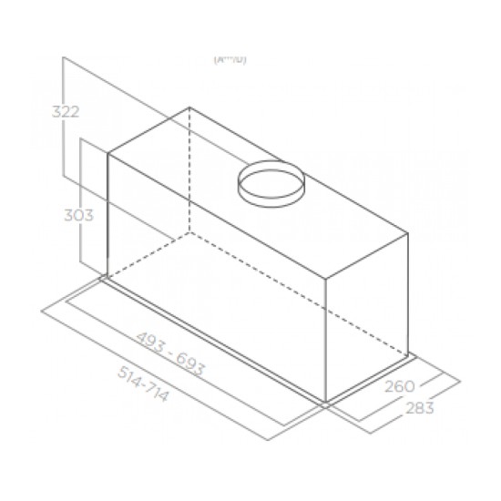 Вытяжка кухонная Elica LANE SENSOR BL MAT/A/72 Вытяжка кухонная Elica LANE SENSOR BL MAT/A/72