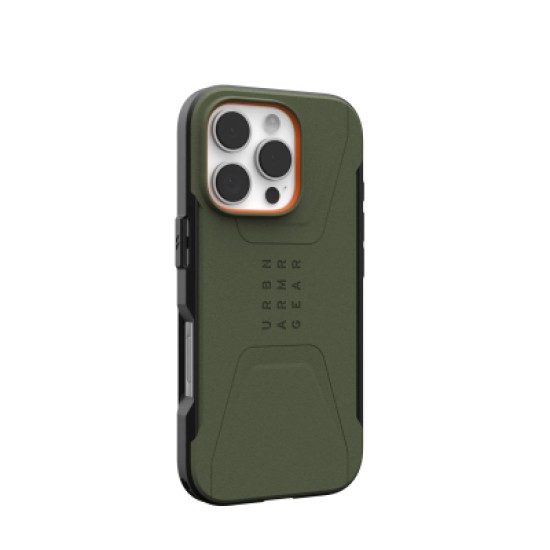 Чехол для мобильного телефона UAG iPhone 16 Pro Civilian Magsafe Olive Drab (114444117272) Чехол для мобильного телефона UAG iPhone 16 Pro Civilian Magsafe Olive Drab (114444117272)