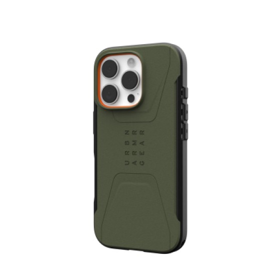 Чехол для мобильного телефона UAG iPhone 16 Pro Civilian Magsafe Olive Drab (114444117272) Чехол для мобильного телефона UAG iPhone 16 Pro Civilian Magsafe Olive Drab (114444117272)
