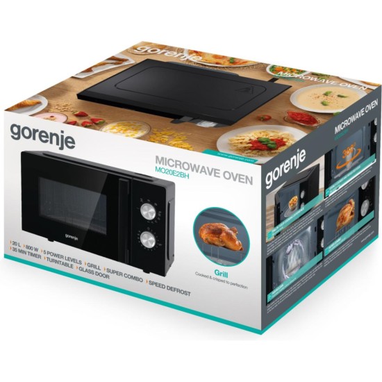 Мікрохвильова піч Gorenje MO20E2BH Мікрохвильова піч Gorenje MO20E2BH
