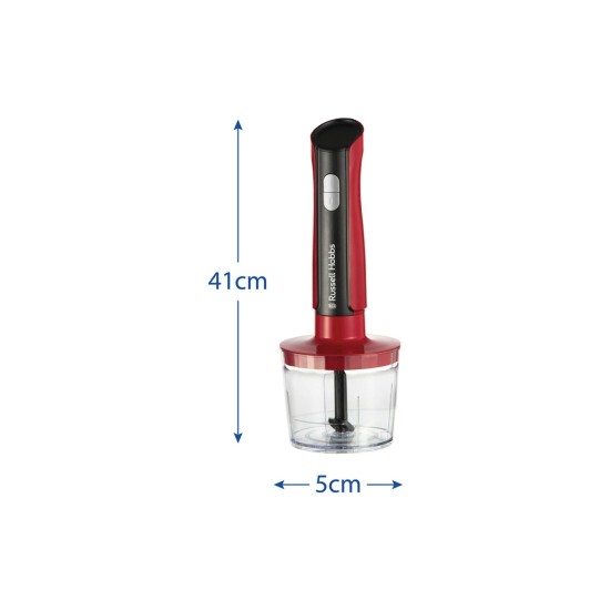 Блендер Russell Hobbs Hobbs заглибний Desire Red, 500Вт, чаша-500мл, вінчик, міні-подріб. (27140-56) Блендер Russell Hobbs Hobbs заглибний Desire Red, 500Вт, чаша-500мл, вінчик, міні-подріб. (27140-56)