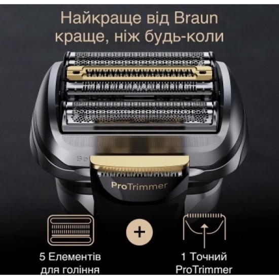 Електробритва Braun Series 9 9510s Чорна (Series 9 9510s) Електробритва Braun Series 9 9510s Чорна (Series 9 9510s)