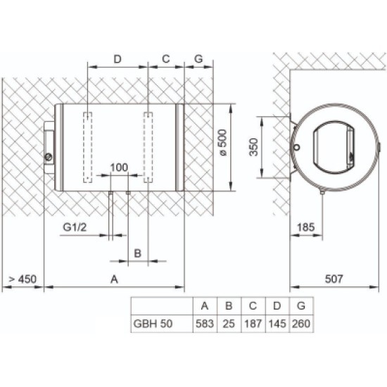 Бойлер TIKI GBH50COMFORT_TIKI Бойлер TIKI GBH50COMFORT_TIKI