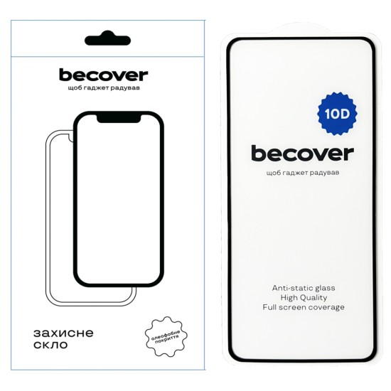Скло захисне BeCover Motorola Moto G84 10D Black (712333) Скло захисне BeCover Motorola Moto G84 10D Black (712333)