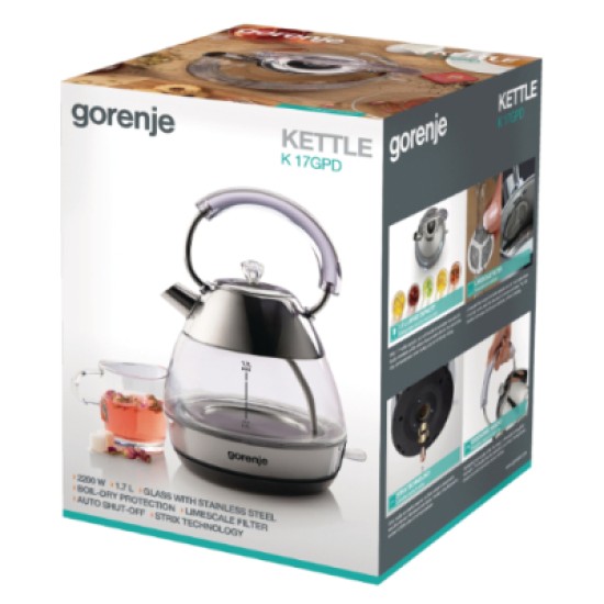 Електрочайник Gorenje K17GPD Електрочайник Gorenje K17GPD