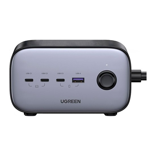 Зарядний пристрій Ugreen 4xUSB 100W Nexode Pro (3хUSB-C+USB-A+2хSchuko) CD270 (60167) Зарядний пристрій Ugreen 4xUSB 100W Nexode Pro (3хUSB-C+USB-A+2хSchuko) CD270 (60167)