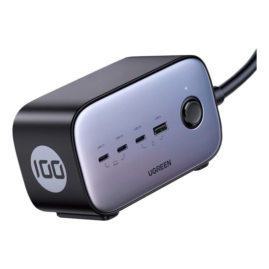 Зарядний пристрій Ugreen 4xUSB 100W Nexode Pro (3хUSB-C+USB-A+2хSchuko) CD270 (60167) Зарядний пристрій Ugreen 4xUSB 100W Nexode Pro (3хUSB-C+USB-A+2хSchuko) CD270 (60167)