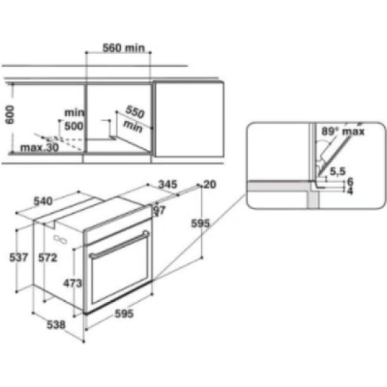 Духова шафа Whirlpool OAKZ9 7961 SP NB (OAKZ97961SPNB) Духова шафа Whirlpool OAKZ9 7961 SP NB (OAKZ97961SPNB)