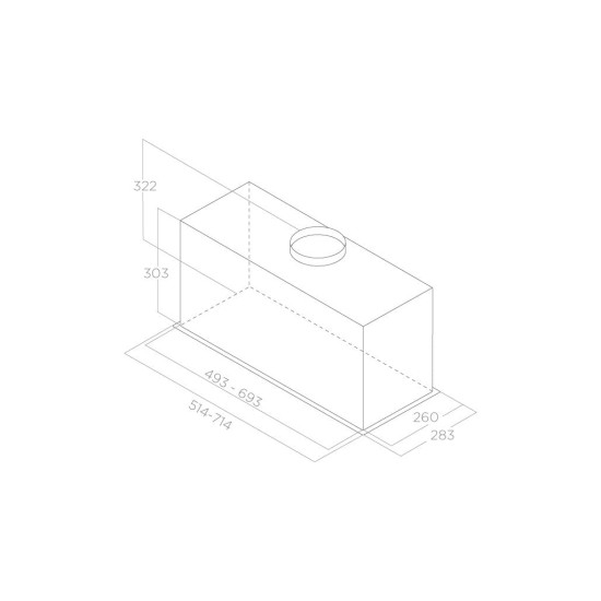 Вытяжка кухонная Elica LANE SENSOR BL MAT/A/52 Вытяжка кухонная Elica LANE SENSOR BL MAT/A/52