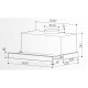 Витяжка кухонна Interline SHARK PLUS BL/S A/60 Витяжка кухонна Interline SHARK PLUS BL/S A/60