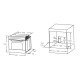 Духовой шкаф Interline OEG 580 ECH BB Духовой шкаф Interline OEG 580 ECH BB