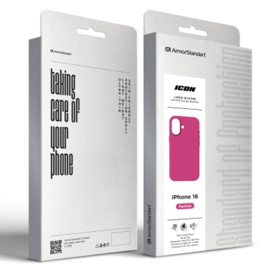 Чохол до мобільного телефона Armorstandart ICON2 Case Apple iPhone 16 Fuchsia (ARM81299) Чохол до мобільного телефона Armorstandart ICON2 Case Apple iPhone 16 Fuchsia (ARM81299)