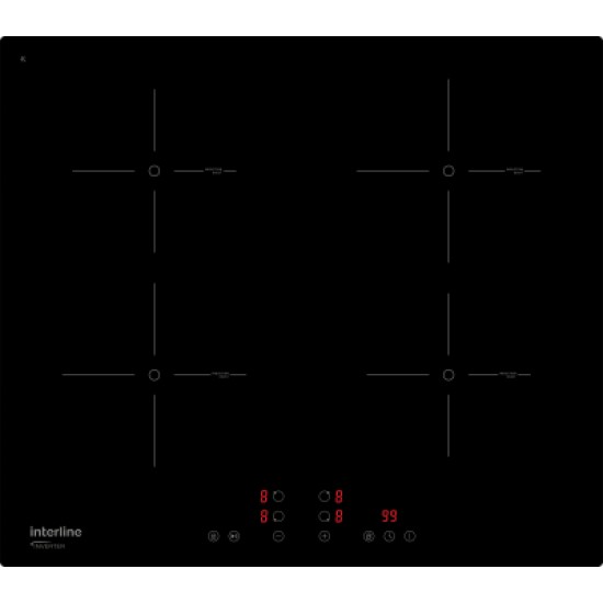 Варочная поверхность Interline VIK 860 SIB BG Варочная поверхность Interline VIK 860 SIB BG