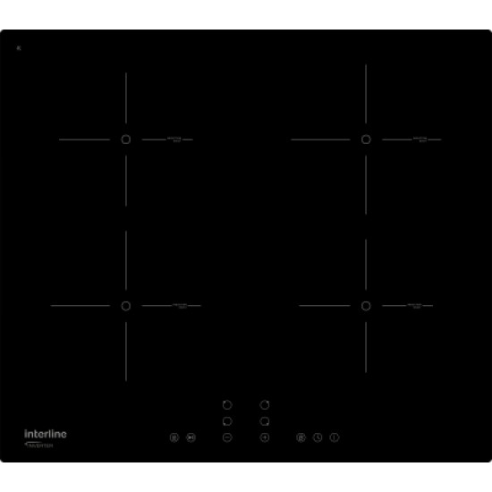 Варочная поверхность Interline VIK 860 SIB BG Варочная поверхность Interline VIK 860 SIB BG