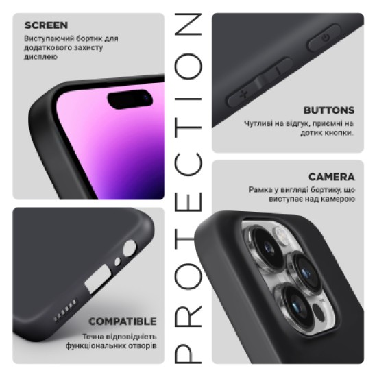 Чохол до мобільного телефона Armorstandart Matte Slim Fit для Xiaomi Redmi Note 14 Pro 5G / Poco X7 Camera cover Black (ARM79729) Чохол до мобільного телефона Armorstandart Matte Slim Fit для Xiaomi Redmi Note 14 Pro 5G / Poco X7 Camera cover Black (ARM79729)