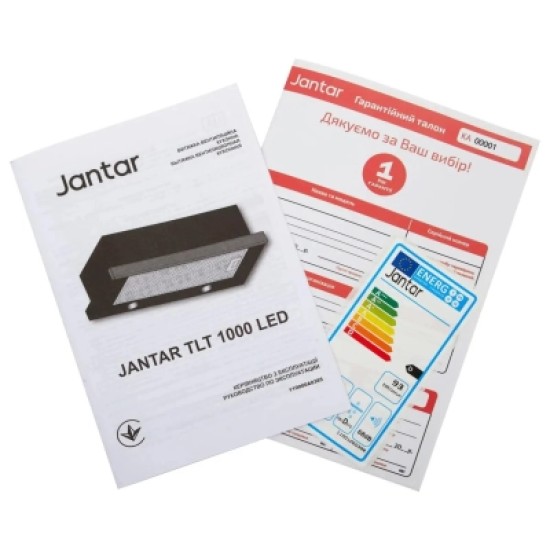 Вытяжка кухонная Jantar TLT 1000 LED 60 WH Вытяжка кухонная Jantar TLT 1000 LED 60 WH