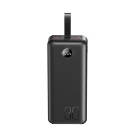 Батарея универсальная XO 30000mAh, PD/20W, QC/22.5W, with light, black (PR240_Black)