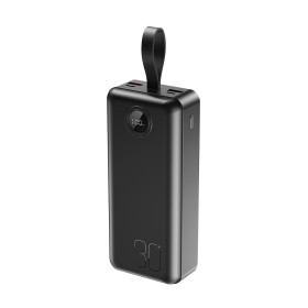 Батарея универсальная XO 30000mAh, PD/20W, QC/22.5W, with light, black (PR240_Black)