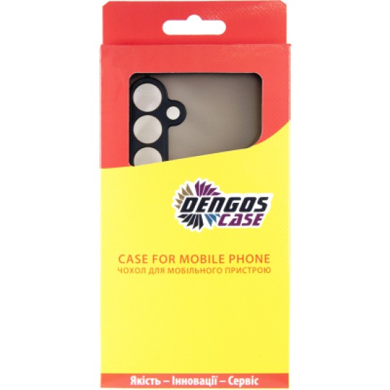 Чохол до мобільного телефона Dengos Matte Samsung Galaxy S24 FE (Black) (DG-TPU-MATT-152) Чохол до мобільного телефона Dengos Matte Samsung Galaxy S24 FE (Black) (DG-TPU-MATT-152)