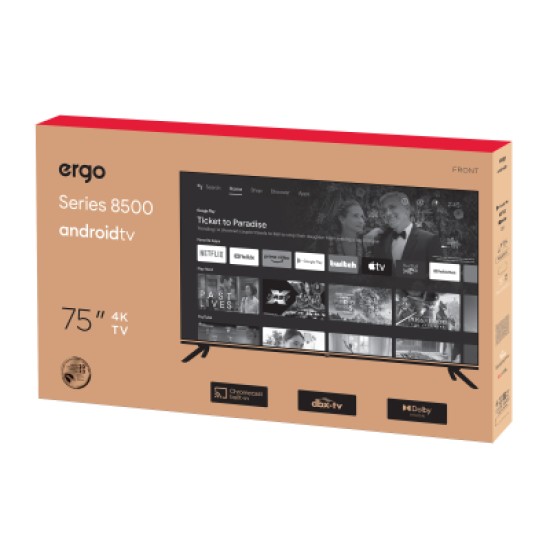 Телевизор Ergo 75GUS8500 Телевизор Ergo 75GUS8500