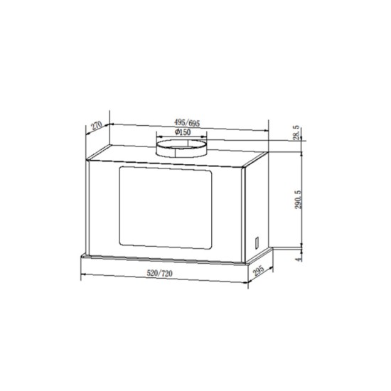 Витяжка кухонна Grunhelm GVB 430 TW Витяжка кухонна Grunhelm GVB 430 TW