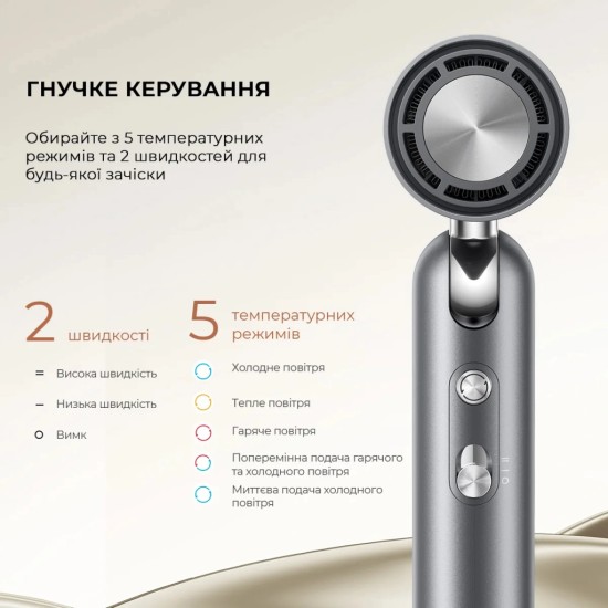 Фен Dreame Pocket Grey (AHD51-GR) Фен Dreame Pocket Grey (AHD51-GR)