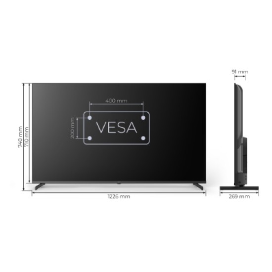 Телевізор Kivi 55U710QB Телевізор Kivi 55U710QB