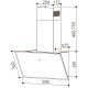 Вытяжка кухонная Interline FLY S BL A/60/GL/T Вытяжка кухонная Interline FLY S BL A/60/GL/T