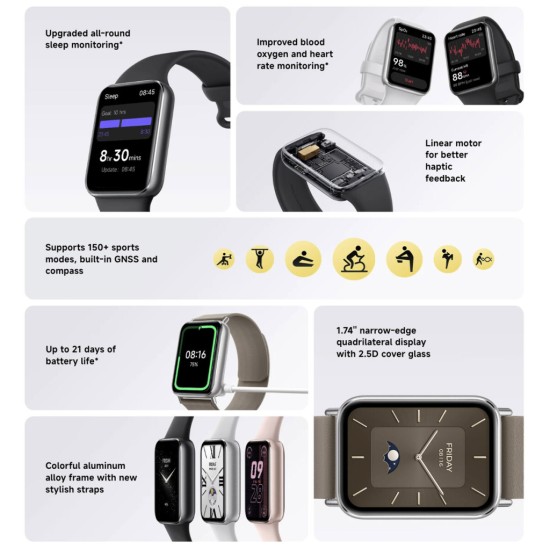 Фітнес браслет Xiaomi Smart Band 9 Pro (BHR8714GL) Rose Gold (1111144) Фітнес браслет Xiaomi Smart Band 9 Pro (BHR8714GL) Rose Gold (1111144)