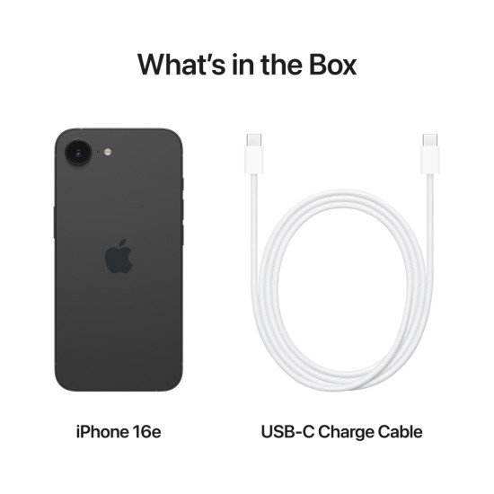Мобільний телефон Apple iPhone 16e 256GB Black (MD1T4) Мобільний телефон Apple iPhone 16e 256GB Black (MD1T4)