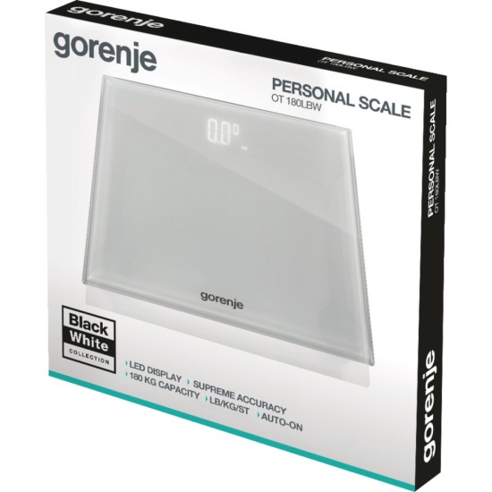 Весы напольные Gorenje OT180LBW Весы напольные Gorenje OT180LBW