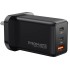 Зарядний пристрій Promate ganport3-65pd.black