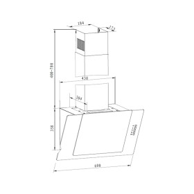 Вытяжка кухонная Liberty Emily 60 B