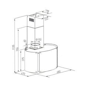 Вытяжка кухонная Kaiser A 7425 Eco