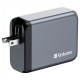 Зарядний пристрій Verbatim GaN 100 W 4 ports (2xUSB-C-100 W,USB-C 65 W /USB-A -3.0) (32202) Зарядний пристрій Verbatim GaN 100 W 4 ports (2xUSB-C-100 W,USB-C 65 W /USB-A -3.0) (32202)