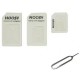Адаптер для SIM-карт Noosy Adapter Nano SIM for all size (19712 / 15514) Адаптер для SIM-карт Noosy Adapter Nano SIM for all size (19712 / 15514)