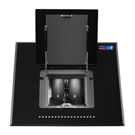 Вытяжка кухонная Pyramida HES 30 (D-600 MM) BLACK /AJ Вытяжка кухонная Pyramida HES 30 (D-600 MM) BLACK /AJ