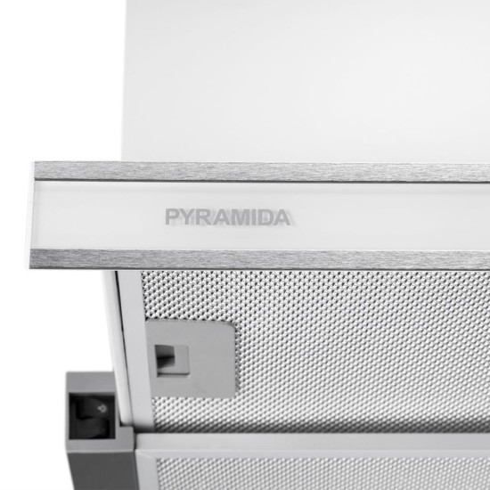 Вытяжка кухонная Pyramida TL 60 FG IX WH Вытяжка кухонная Pyramida TL 60 FG IX WH
