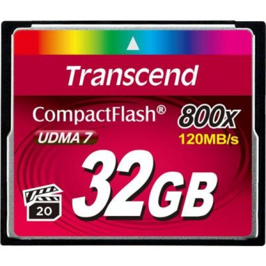 Карта пам'яті Transcend 32GB 800x (TS32GCF800) Карта пам'яті Transcend 32GB 800x (TS32GCF800)