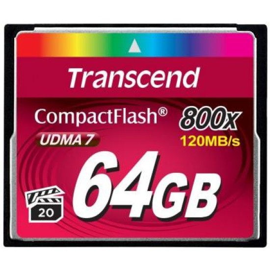 Карта пам'яті Transcend 64GB 800x (TS64GCF800) Карта пам'яті Transcend 64GB 800x (TS64GCF800)