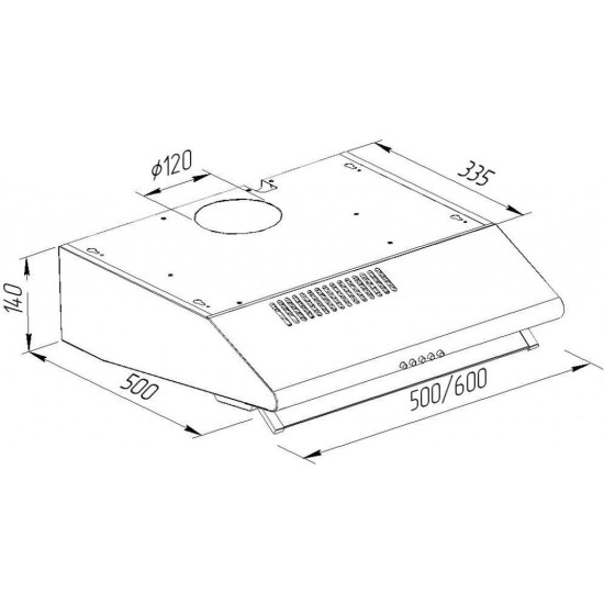 Вытяжка кухонная Pyramida MH 50 IV Вытяжка кухонная Pyramida MH 50 IV