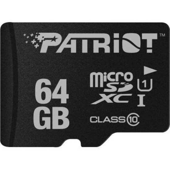 Карта пам'яті Patriot 64GB microSD class10 UHS-1 (PSF64GMCSDXC10) Карта пам'яті Patriot 64GB microSD class10 UHS-1 (PSF64GMCSDXC10)