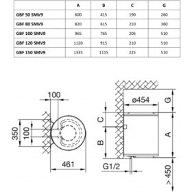 Бойлер Gorenje GBF 150 SM V9 (GBF150SMV9)