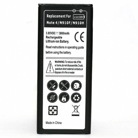 Акумуляторна батарея PowerPlant Samsung SM-N910H (Galaxy Note 4) (DV00DV6257) Акумуляторна батарея PowerPlant Samsung SM-N910H (Galaxy Note 4) (DV00DV6257)