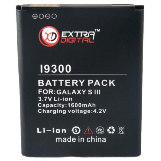 Аккумуляторная батарея Extradigital Samsung GT-i9300 Galaxy S3 (BMS6313) Аккумуляторная батарея Extradigital Samsung GT-i9300 Galaxy S3 (BMS6313)