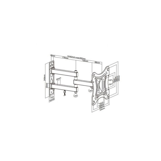 Кронштейн Brateck LPA51-223 Кронштейн Brateck LPA51-223